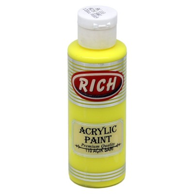 R-110 Ακρυλικό Χρώμα light yellow 120ml Rich